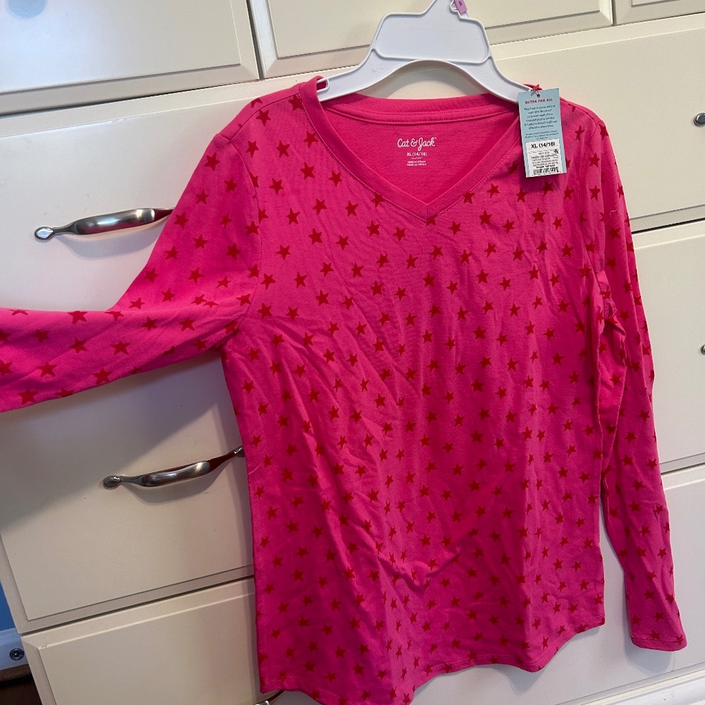 Long sleeve tunic style cotton shirt